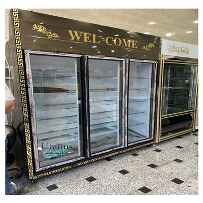 یخچال ایستاده سه درب یک طرف نما