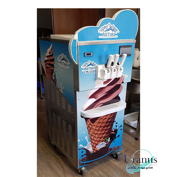 بستنی ساز رومیزی آستیاژ سه قیف مدل CM-500